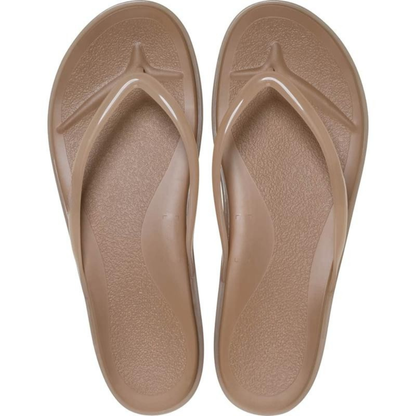 Comfortable Flip Flops for Women with Toe Post Strap Cushioned Arch Support Slip On Style
