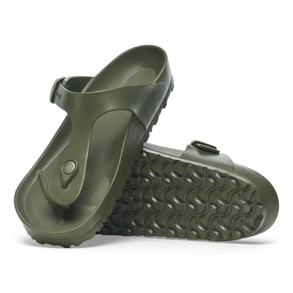 Comfortable Thong Sandals for Women with Toe Post Buckle Strap Contoured Footbed Slip On Style