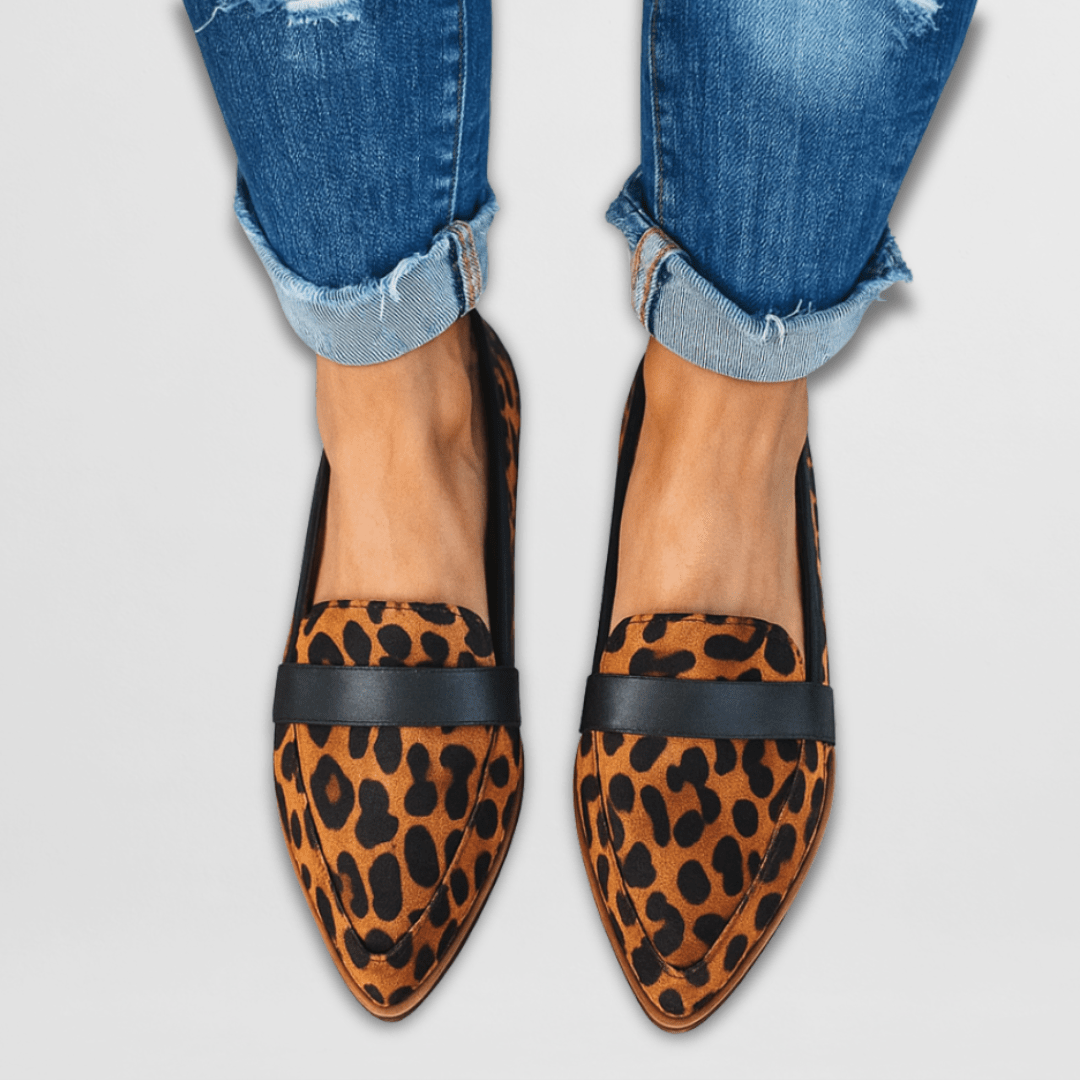 Effortless Suede Penny Loafer for Women with Pointed Toe Flat Slip On Casual Style